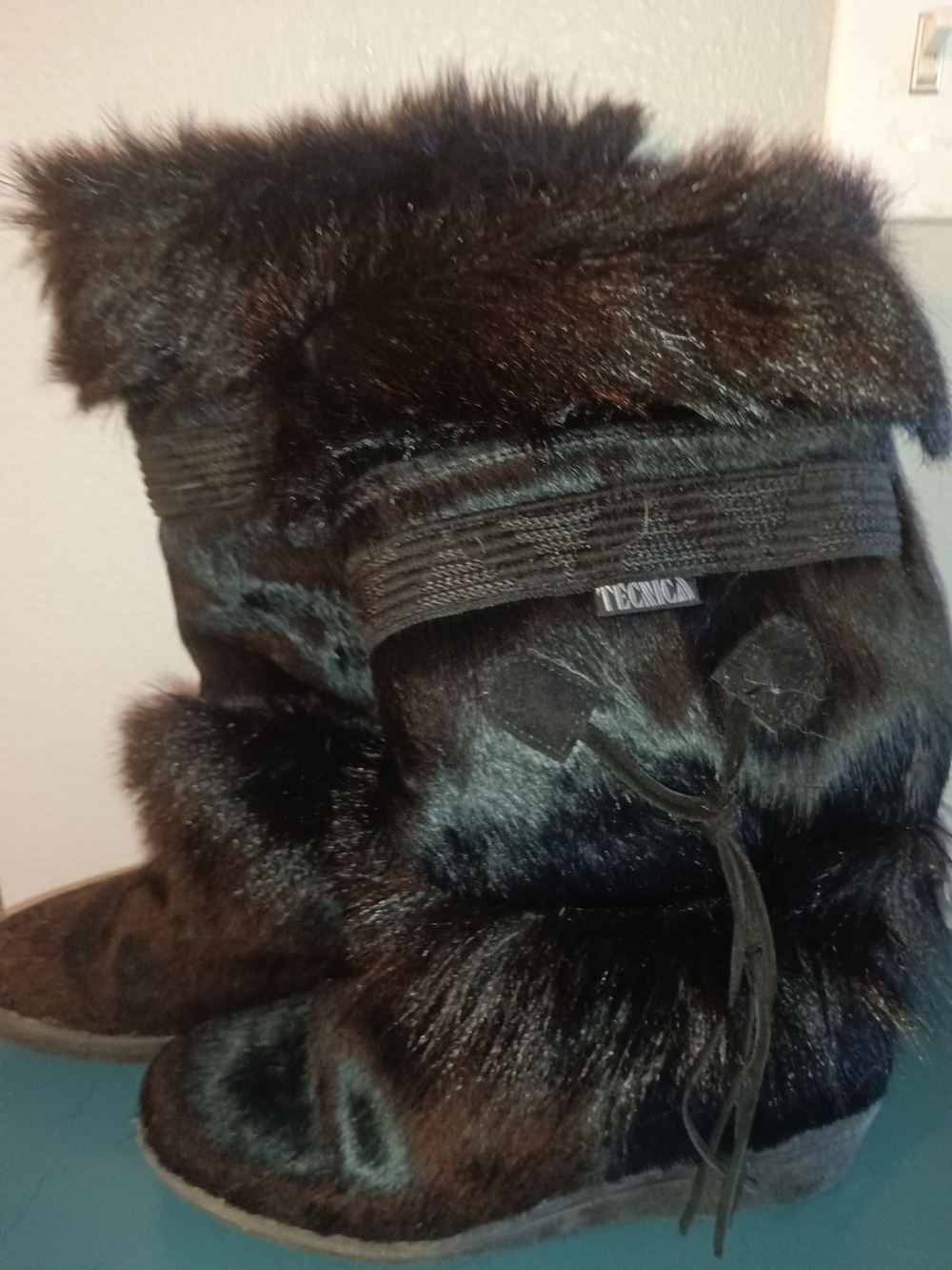 Tecnica Black Fur Winter Boots